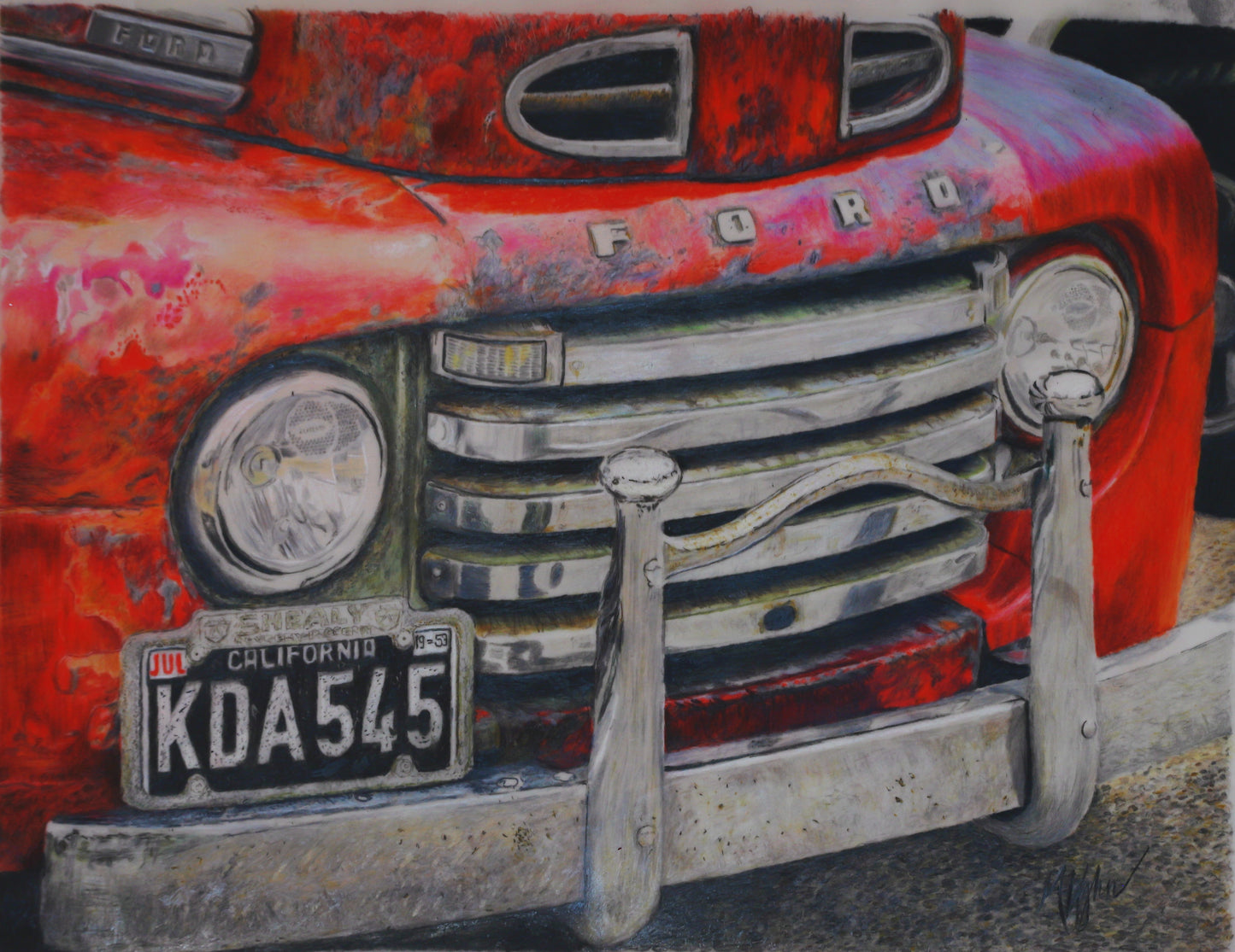 "Forgotten Chrome" - 8 x 10 Original